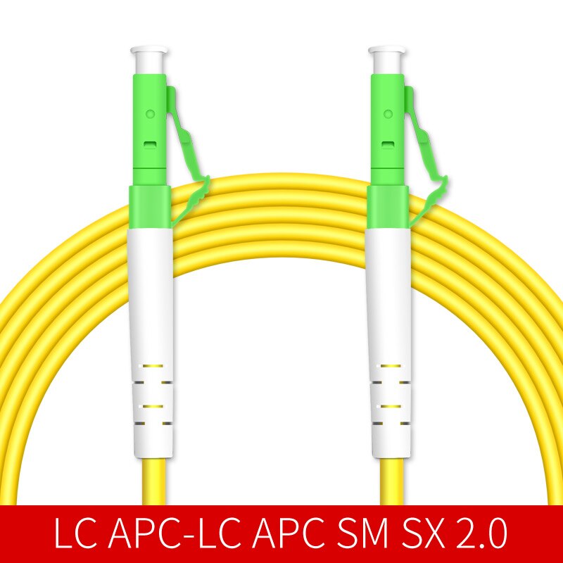 Optische faser patchkabel 1m 9/125 652D simplex SC/APC FC/APC LC/APC Zopf FTTH CATV Optic patchkabel: LC APC-LC APC 1M