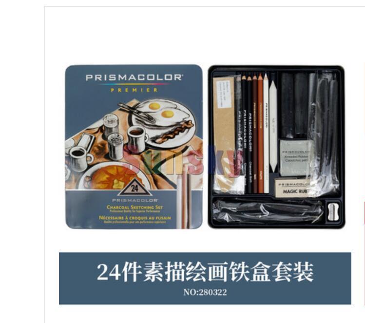 Prismacolor Premier Oily Colored Pencils 24/48/72/132/150 color Tin Box Set Soft Core Portrait Skin color