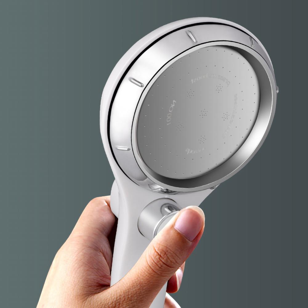 Japanese Style Pressurized Shower Head With Switch Household Adjustable Shower Head Bathroom Water Saving Supplies 40DC16
