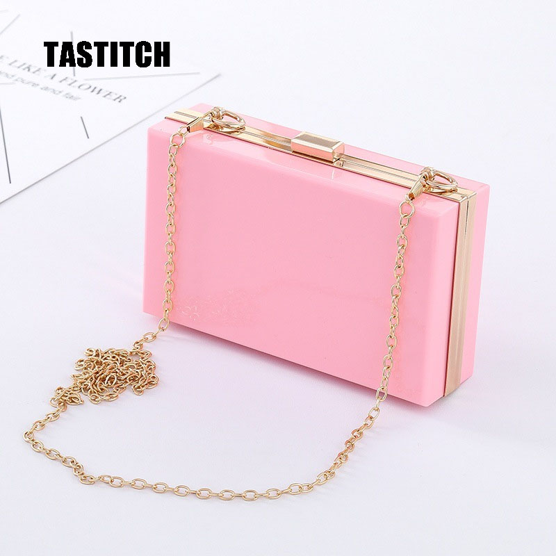 neue Frau Acryl Rosa Abend Kupplung Klassischen Dame Crossbody Schulter Taschen Frauen Brieftasche Geldbörsen Und Handtaschen Tasche Sommer Tasche