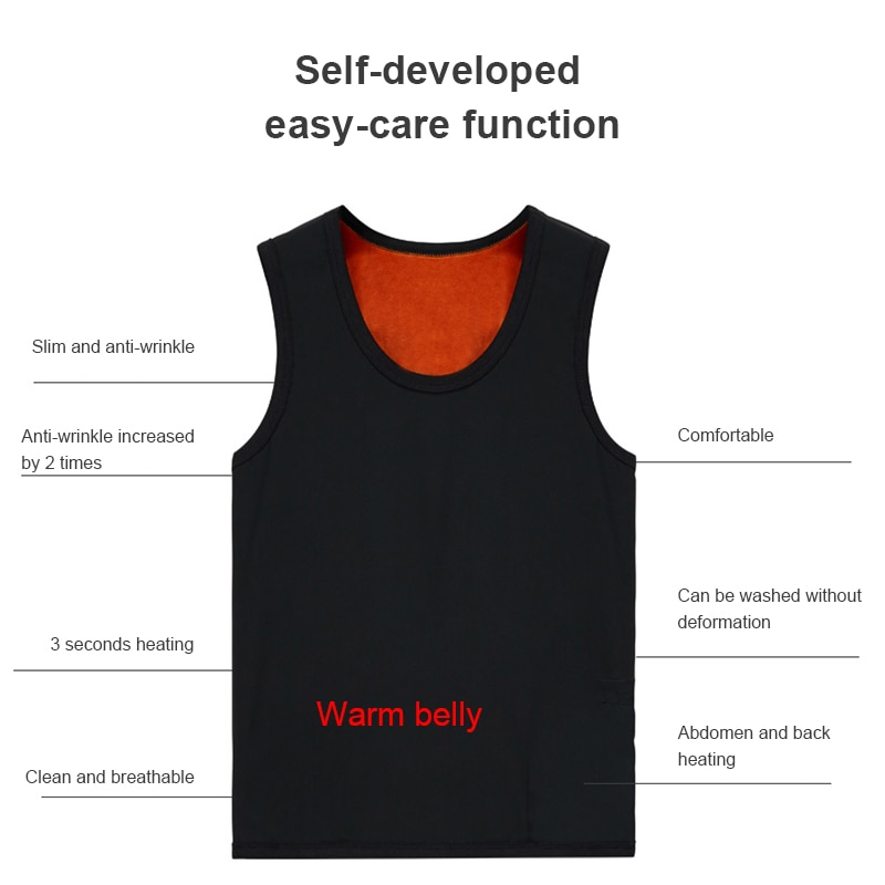 Smart electric heating cloth men and women same style electric heating vest winter smart heating vest Electric vest cross-broder