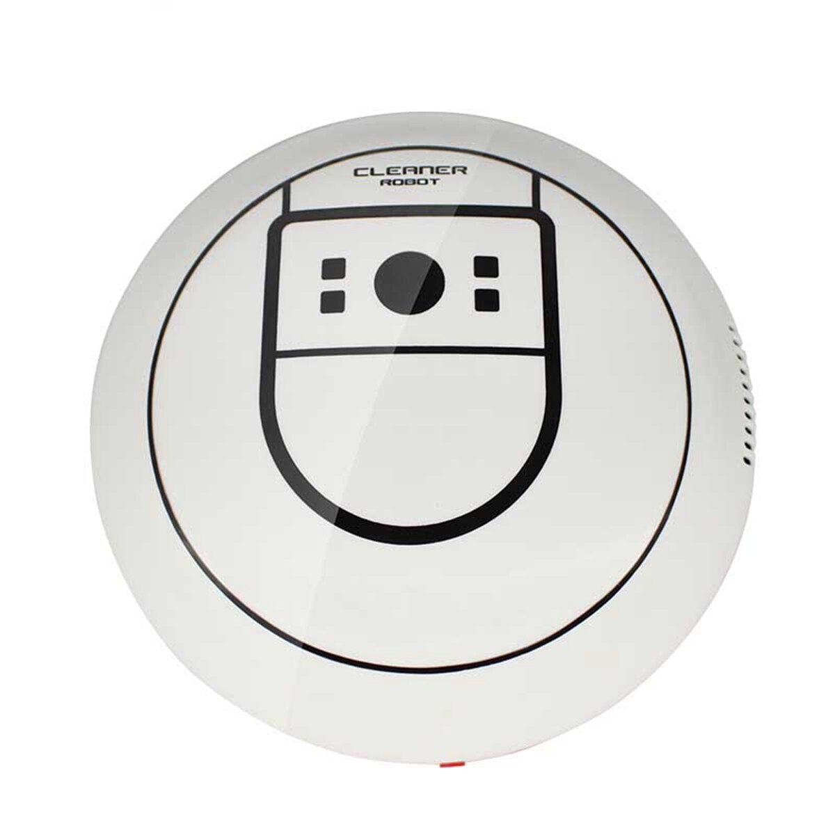 Clever Roboter Automatische Vakuum Reinigung Maschine 18cm Intelligente USB Ladung Stock Kehr Staub Fänger Teppich Reiniger für Zu Hause: Weiß