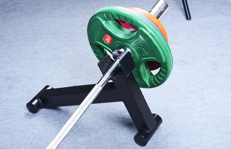 Metal Barbell Changing Holder Bracket Rack Single-Side Barbell Quick Replacement Changer Crowbar Auxiliary Accessories