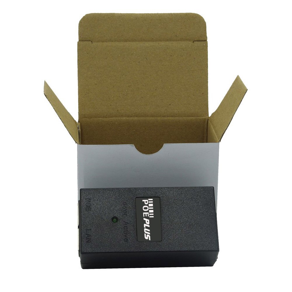 Adaptateur d'injecteur POE passif 24V 1a, type de bureau 10/100Mbps, adaptateur conforme UBIQUITI