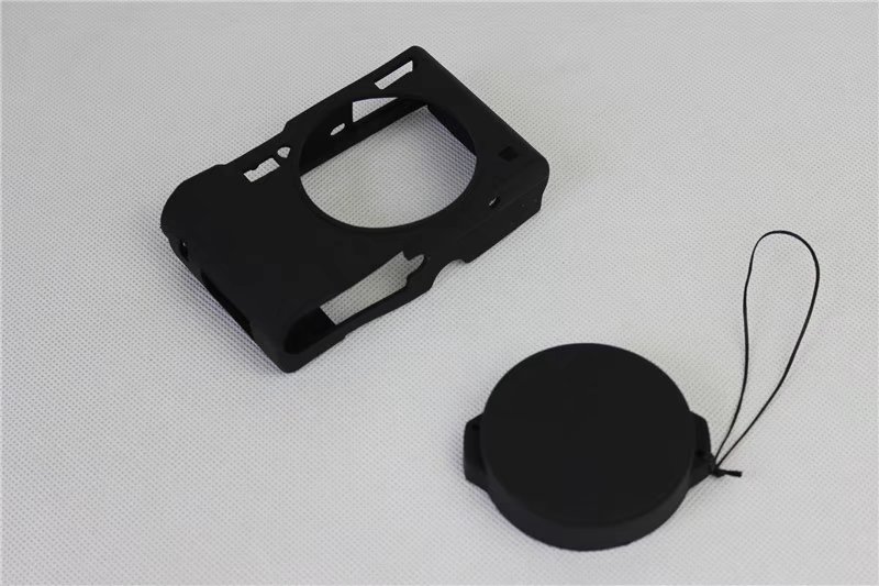 Mooie Beschermende Body Cover voor Panasonic Lumix LX10 Zachte siliconen Camera Tas panasonic Lumix L-X10 met Rubber Lens Cap
