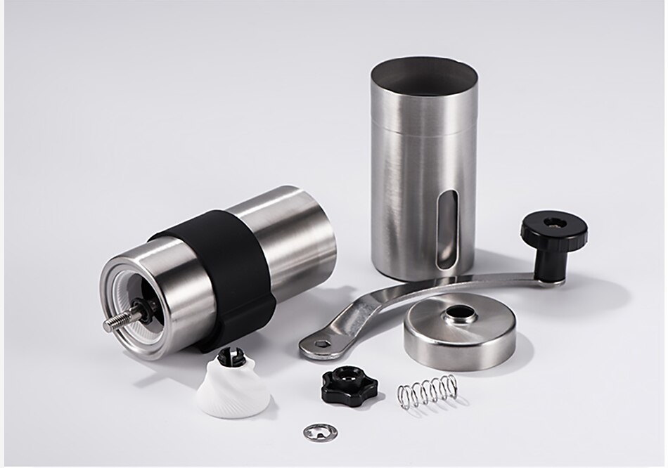 Manual Coffee Grinder Stainless Steel Can Adjust the Coffee Beans Grinder