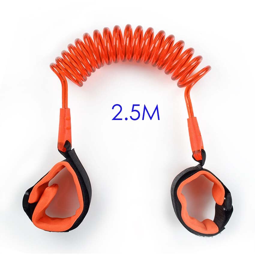 Safety Wristbands for Kids Children Baby Anti Lost Child Baby Walking Stick Assistant Harness Belt Aid Wings Sling Care Set: 2.5M Orange