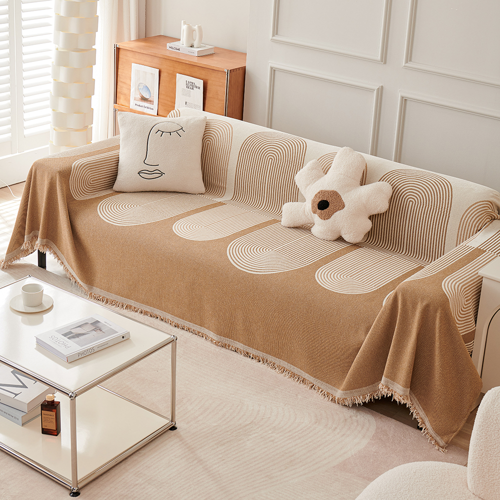 Nordic Kwastje Gooi Deken Vier Seizoen Sofa Cover Stof Anti-kat Krasbescherming Cover Sofa Deken Tapijt Reiskleed Kwasten