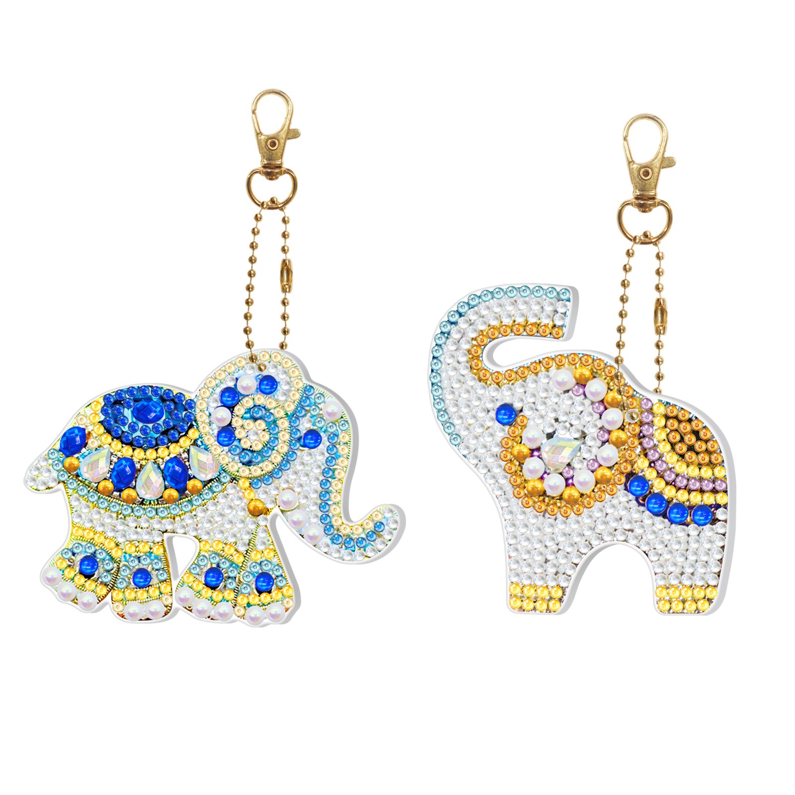 2 Pieces Of 5D Diamond Painting DIY Keychain Double Sided Full Diamond Butterfly Cake Luminous Pendant Bag Accessories Toys: DYSK08
