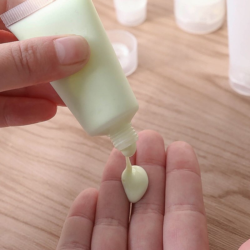 10Pcs 15Ml-100Ml Lege Reizen Cosmetische Soft Tube Squeezable Gezichtscrème Container Hand Sanitizer Lotion Fles gel Sample Pot