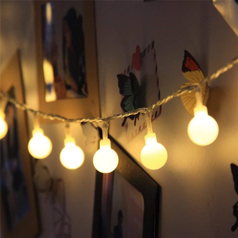 LED Ball String Lichten Bruiloft Licht Kerst Outdoor Indoor 10 M 20 M 30 M 50 M Garland Festival Lamp fairy Party Tuin Deco Home