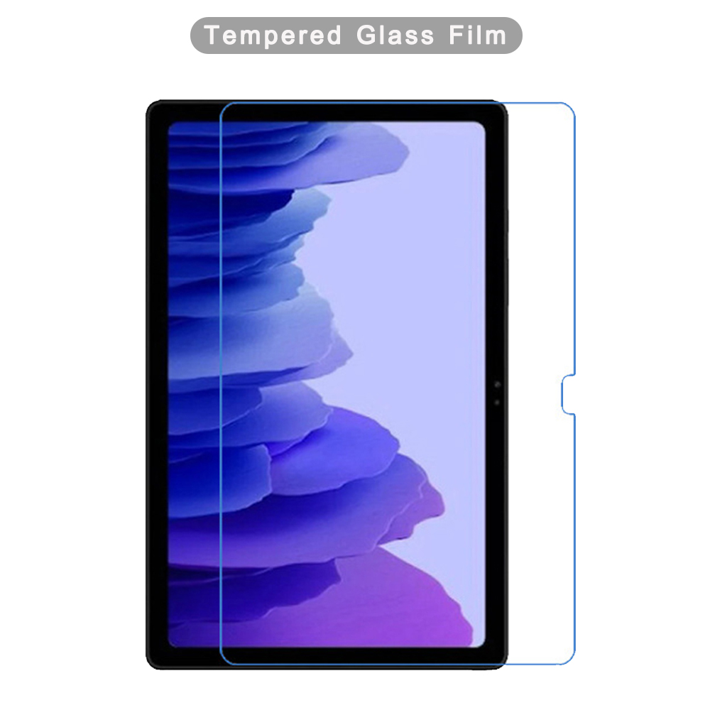 Voor Samsung Galaxy Tab A7 10.4 &#39;&#39;SM-T500 SM-T505 Flip Tablet Case Fundas Voor Tab A7 10.4 Stand Cover zachte Beschermende Shell: Tempered Glass