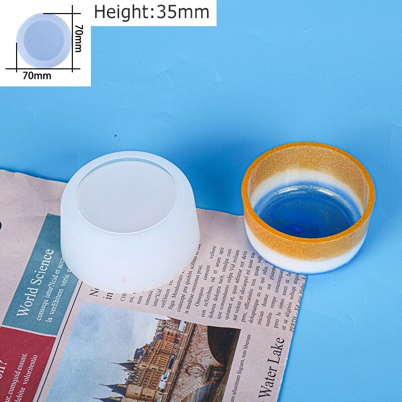 Silicone Molds For Concrete Flower Pot Cement Molds Succulent Plants Pot Mold Concrete Planters Moulds Diy Aromatherapy Plaster: B6