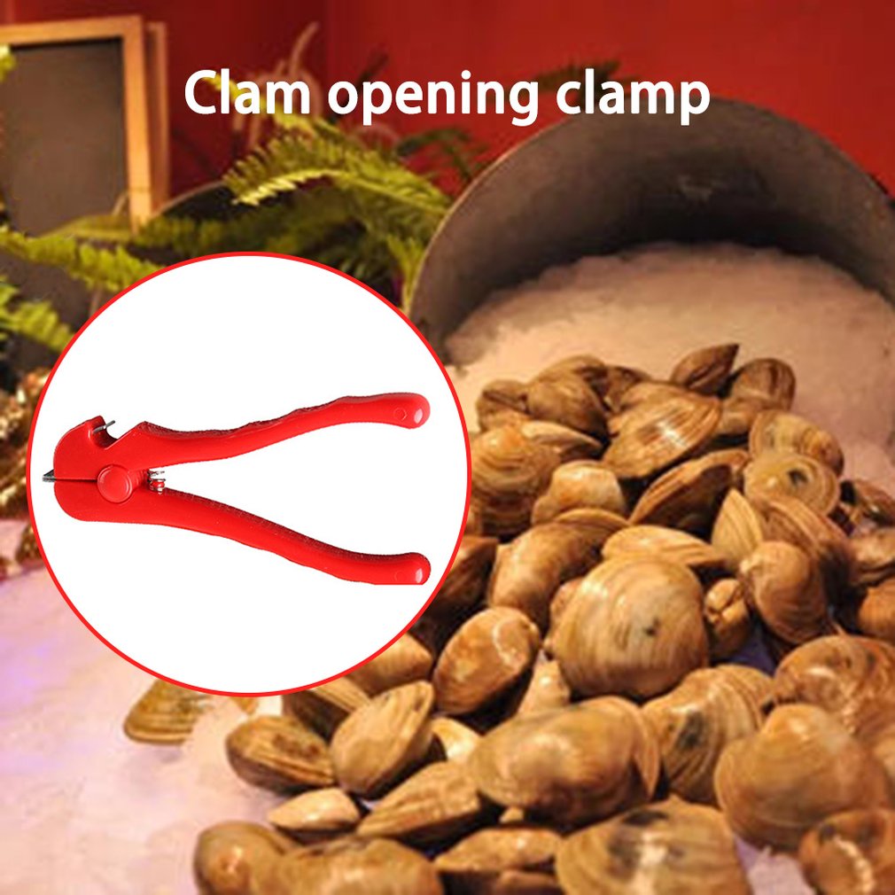 Waka Portable Clamp Pincers for Opener Knife Kitchen for Sea Food Clip Pliers Shellfish Clam Shell Clams Opener Cooking Tool