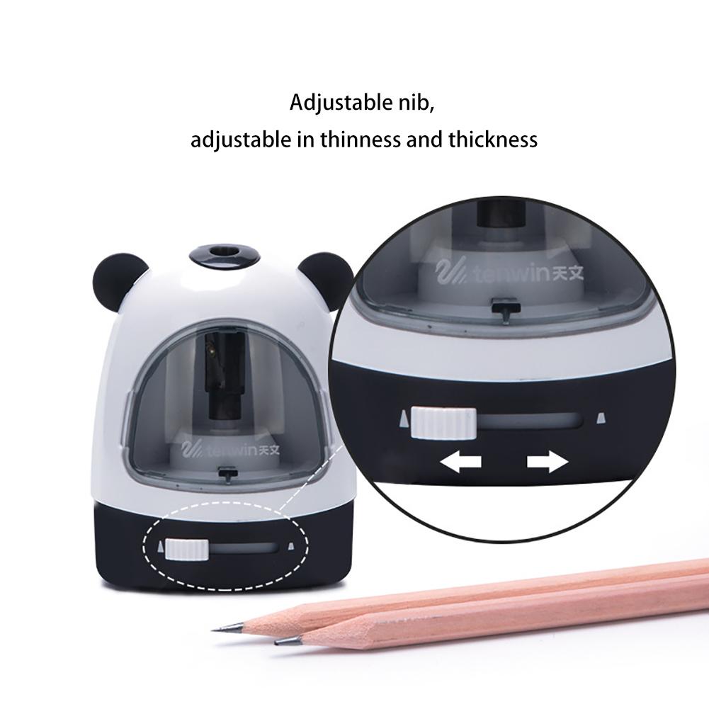 Sacapuntas eléctrico multifunción para niños, sacapuntas automático de dibujos animados