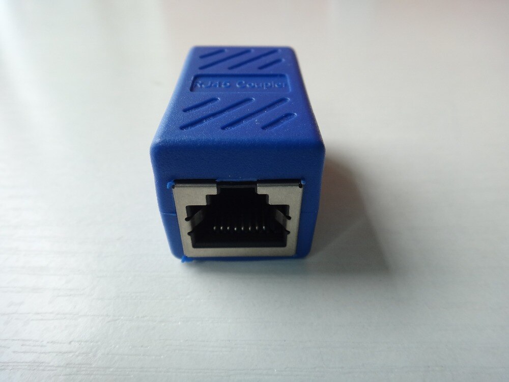 NEUE RJ45 Weibliche Zu Katze6 Netzwerk Ethernet LAN Verbinder Adapter Koppler Schwarz/Gelb/verrotten/Blau/Weiß