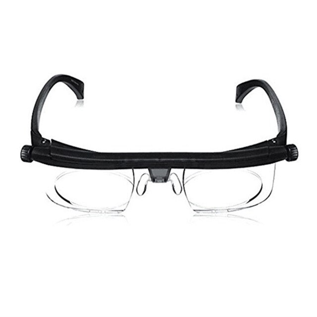 Verstelbare Sterkte Lens Eyewear Variabele Focus Afstand Vision Zoom Bril Beschermende Vergrootglazen Met Opbergtas: Default Title