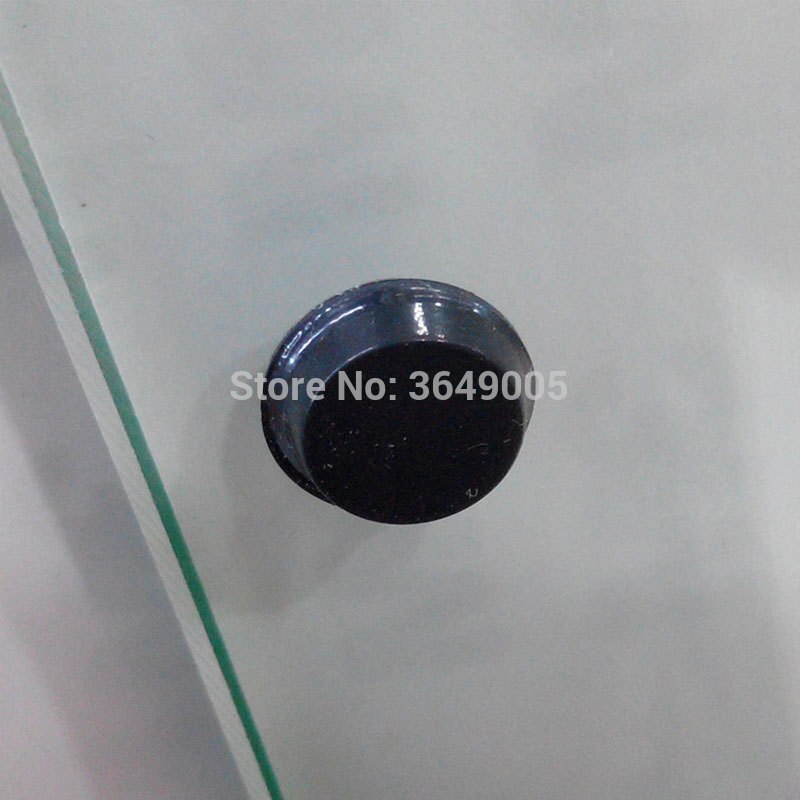 56pcs/lot SJ5012 Protective Rubber Feet with adhesive Black 12.7mm*3.6mm Cylindrical-Flat Top