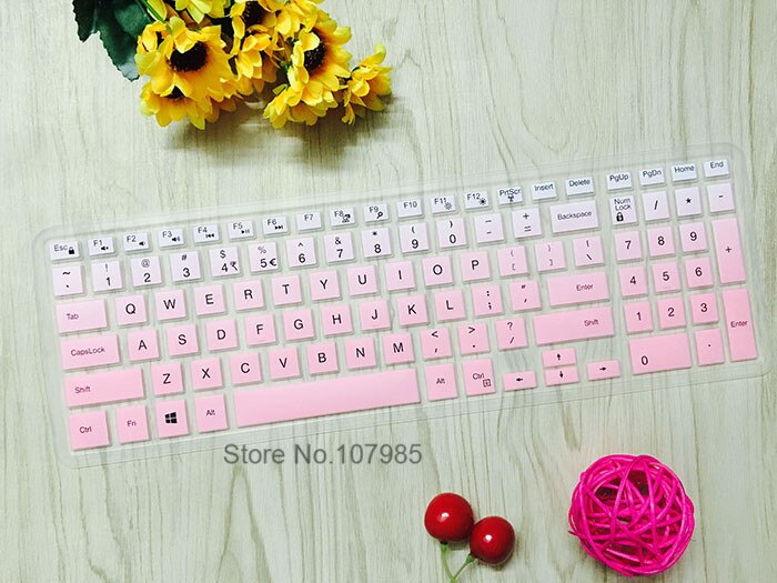 15.6/17.3 inch Silicone laptop keyboard cover Protector Voor Dell Inspiron 15 17 3000/5000/7000 serie i5755 5748 I5547 i3551
