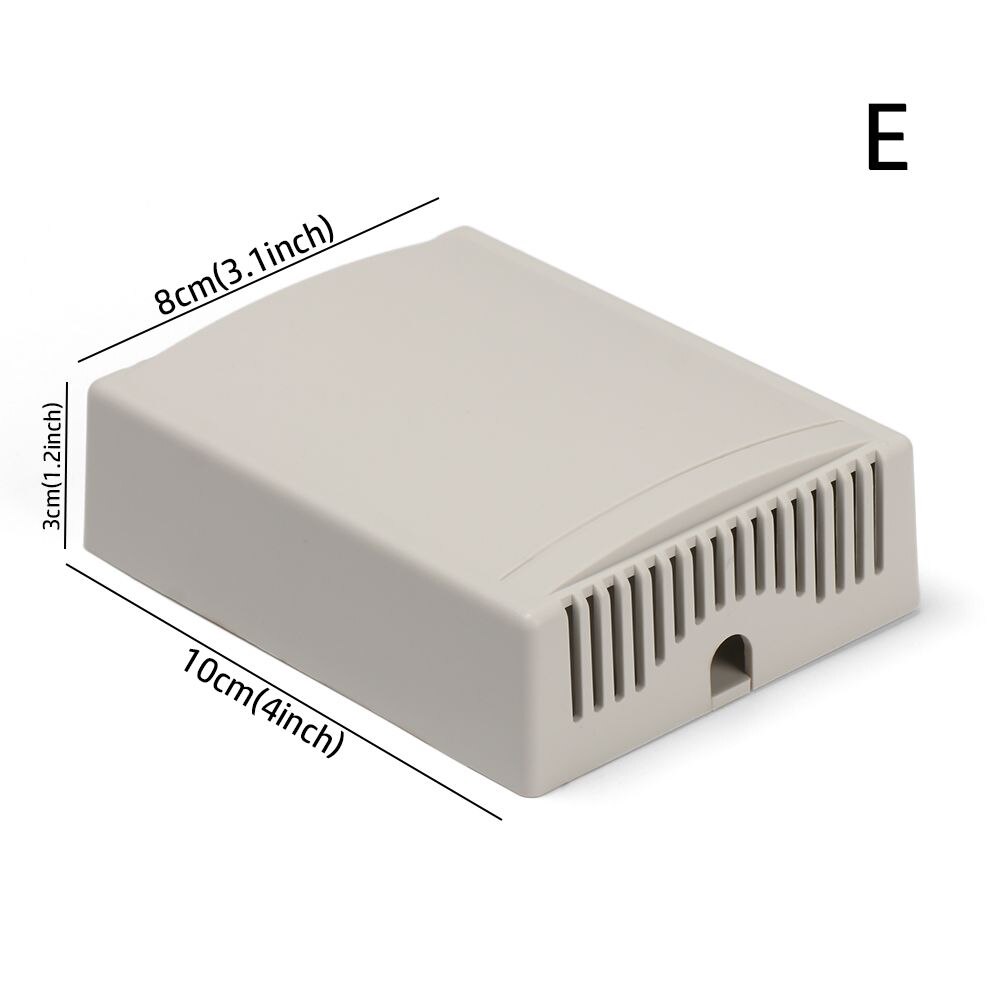 Electronic IP67Junction Box Instrument Case Waterproof Plastic Enclosure Box Electrical Project Box Outdoor Junction Box Housing: 100x80x30mm