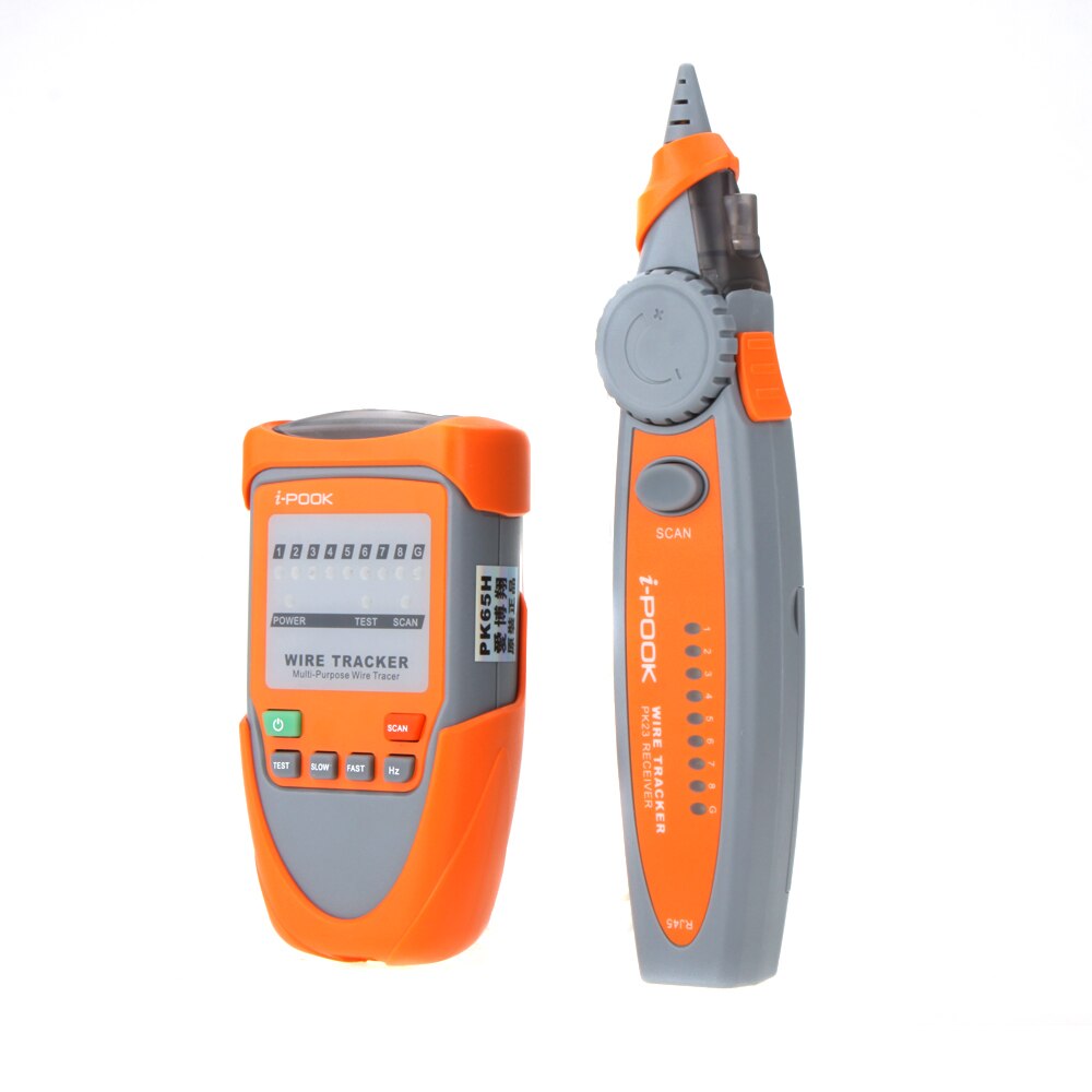 Original PK65H Multi-purpose Wire Tracker Cable Tester w/ Adjustable Sensitivity PK23 Receiver with LED Display