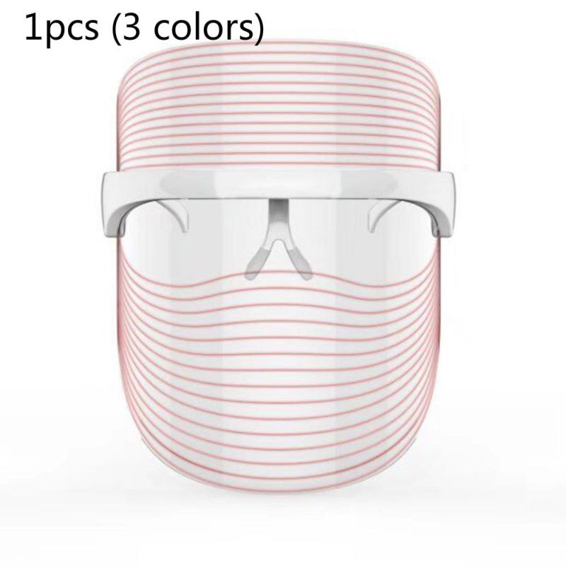 Tragbare 3 Farbe LED Licht Verjüngung Gerät Led Maske Schönheit Gerät Schönheit Instrument Spektrum Maske Heimgebrauch Schönheit Geräte: Default Title