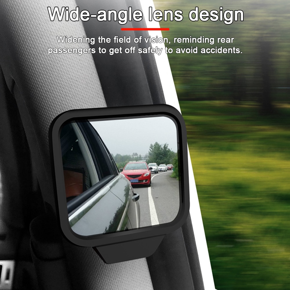 HD Car Mirror 360 Rotate Magnetic Automatic Adsorption Car Interior Rear-view Mirror Observation Mirror Auxiliary Mirror Baby