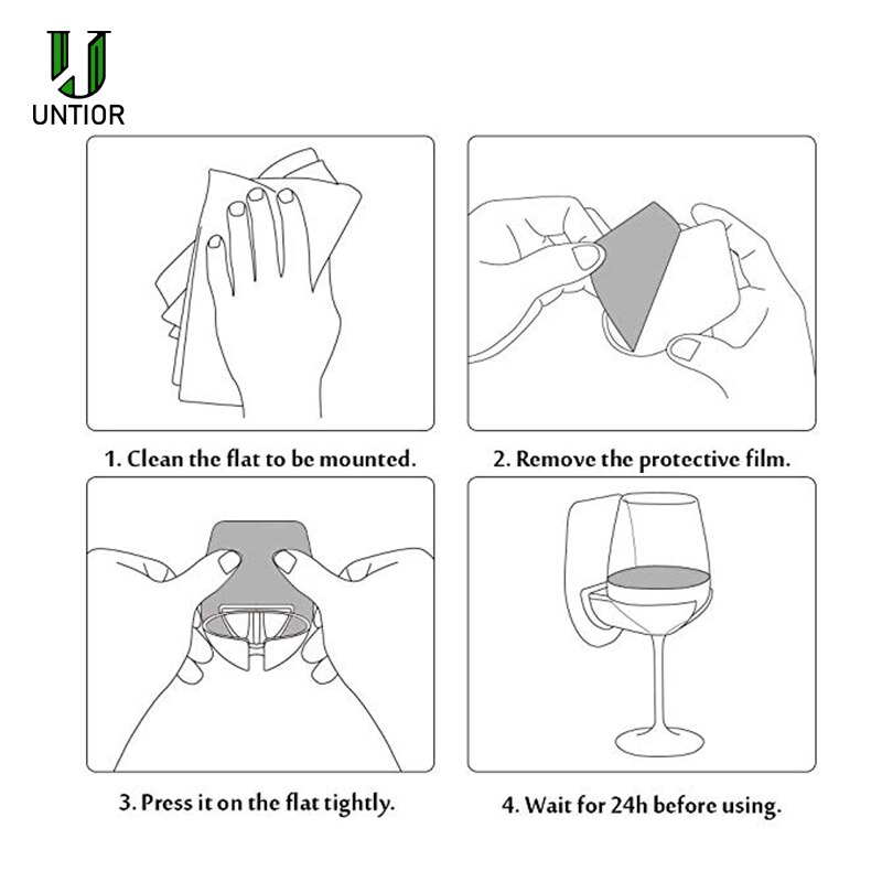UNTIOR Bathtub Wine Glass Holder Portable Plastic Red Wine Cupholder for Bathroom Shower Kitchen Household Wine Beer Tools