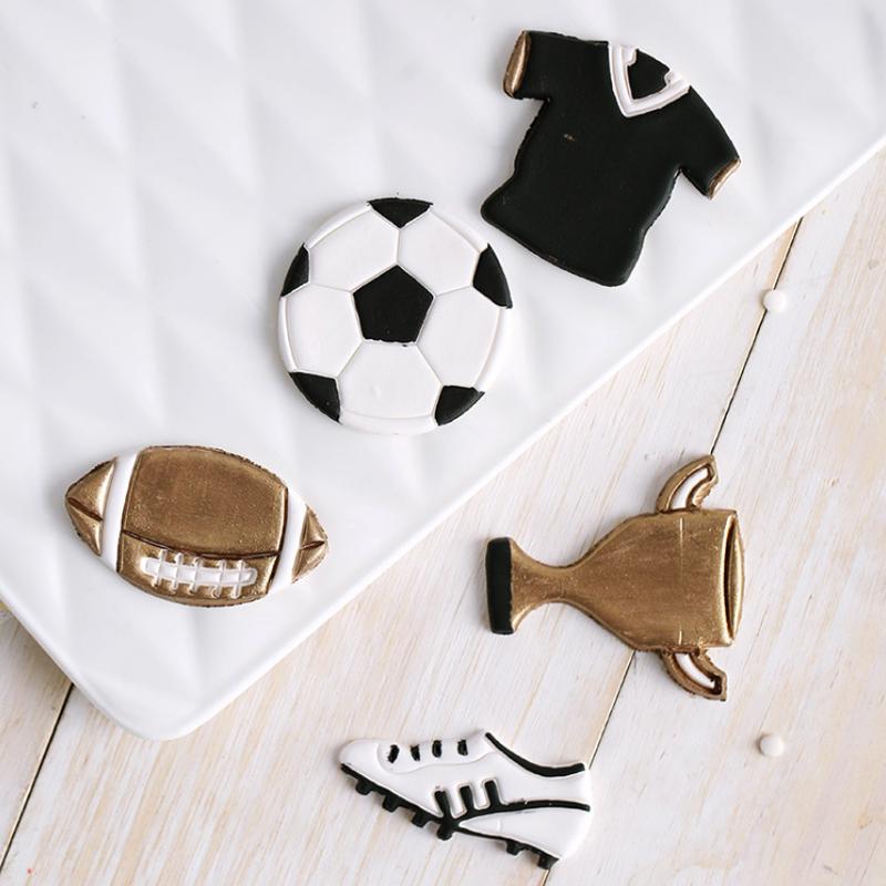 Cortador de galletas y pastelería, para cortar pasteles utensilio de cocina, Fondant, ideal para deportes de Fútbol