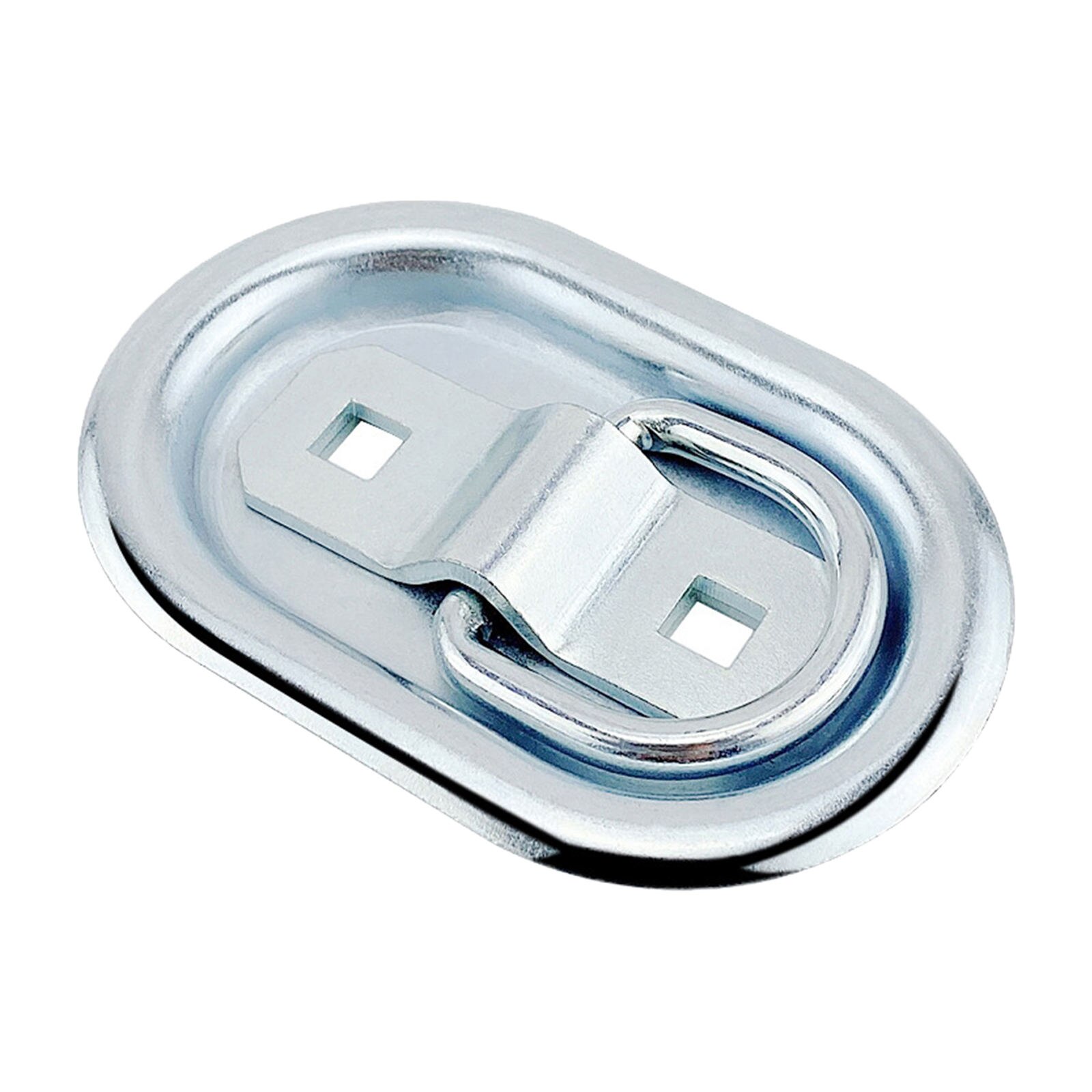 QWORK Lot De 6 Anneaux D'Arrimage Remorque – 800 Kg – Fer Galvanisé – Fixation Solide Pour Chargement