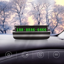 kongyide Car Temporary Parking Special Number Plate Car Temporary Parking Card Magnetic Parking Number Plate Luminous