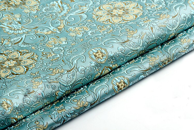 75 x 50cm brokade silke stof damask jacquard tøj kostume polstring møbler gardin tøj materiale patchwork: 7