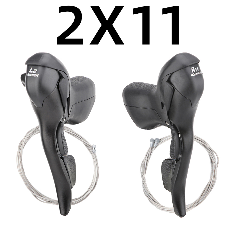 MicroNEW Rennrad Schalthebel 3x7 3x8 3x9 3x10 Geschwindigkeit Bremshebel Fahrrad 2x7 2x8 2x9 2x10 Geschwindigkeit Vorderrad Schaltwerk Für Shimano