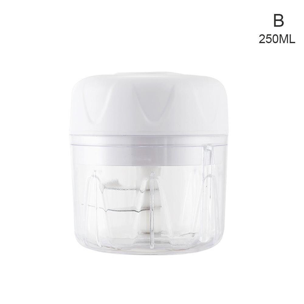 Multifunction Household Mini Food Chopper Wireless Electric Vegetable Processor Kitchen Press Tool Garlic Food Mincer Grind A5T0: B