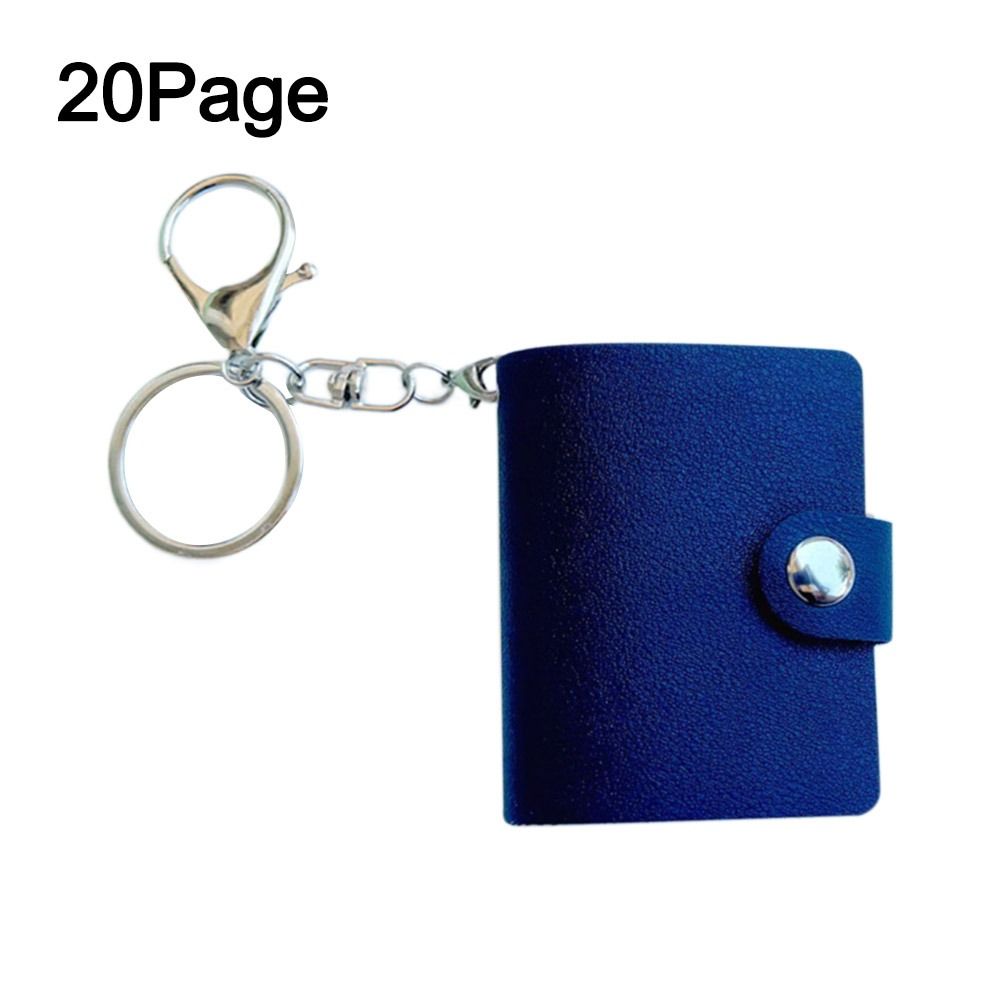 Mini Album Fotografico Portachiavi 2 Pollici Con 20 Tasche – 2 Pezzi In PVC Morbido, Porta Photocard E Regalo Ricordo