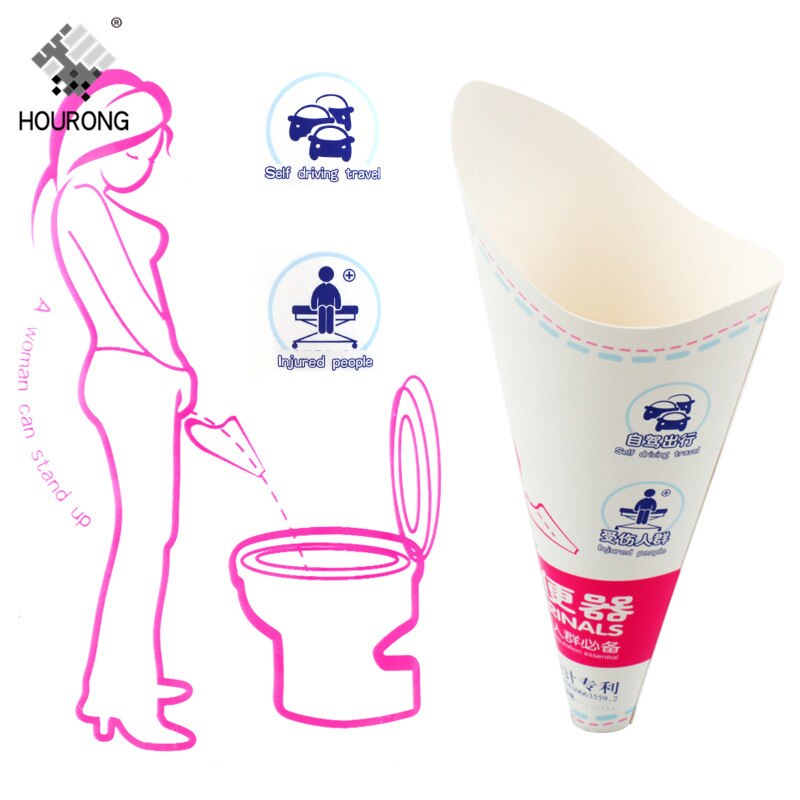 10 Stk/partij Wegwerp Papier Urinoir Vrouw Plassen Device Vrouwen Staande Urinoir Voor Reizen Draagbare Vrouwelijke Outdoor Wc Tool
