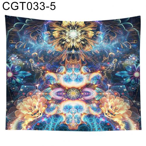 Gobelänger etnisk stil djur vägg hängande gobeläng filt matta matta bakgrund dekoration väggduk gobelänger boho dekor: Cgt 033 5
