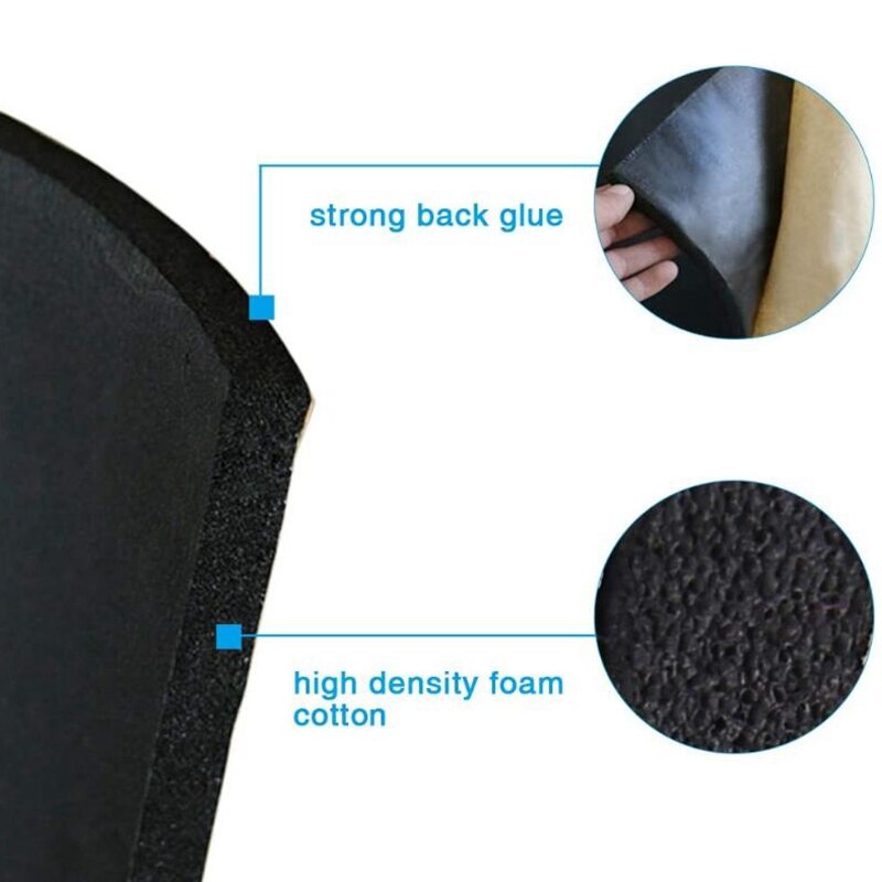 New9Pcs Auto Geluiddempende Mat, Butyl Automotive Sound Deadener, Audio Noise Isolatie En Demping