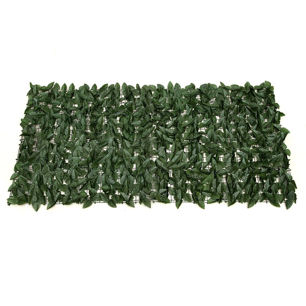 Faux Leaves Home Greenhouse Outdoor Garden Backyard Privacy Screen Artificial Fence Trellis Greenery Wall Panels   Decorative: 1