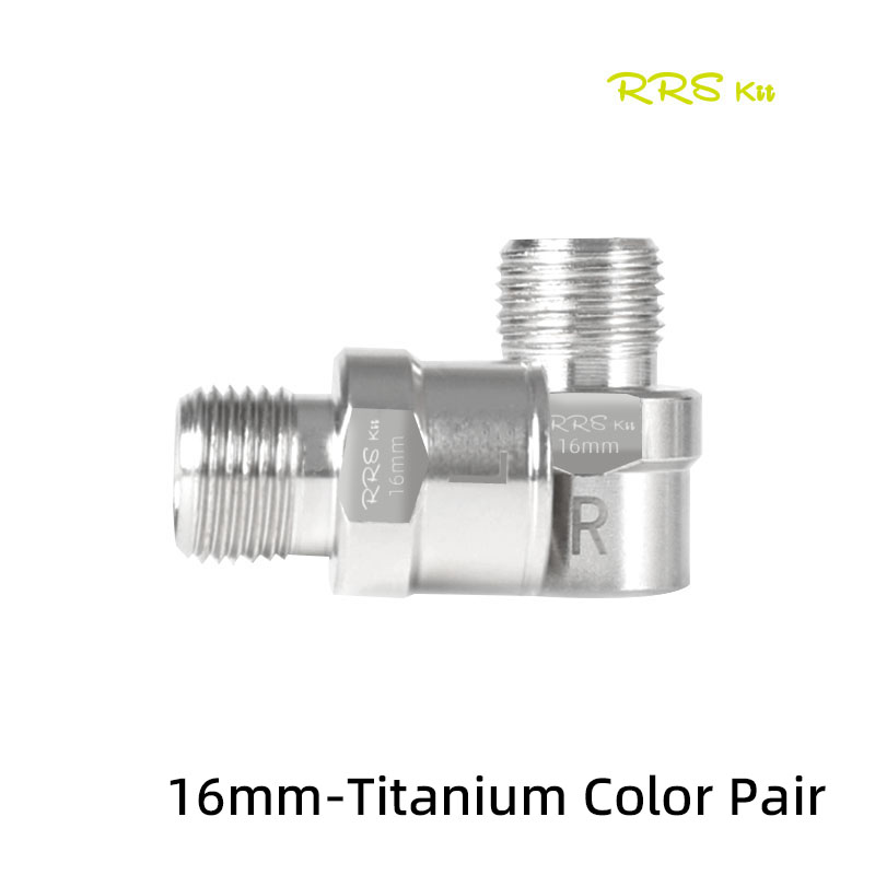 Sykkelpedalforlengelsesbolter avstandsstykker  r66e pedalforlenger aksel kranktilbehør 16mm 20mm til terrengsykkel landeveissykkelpedal: Rød
