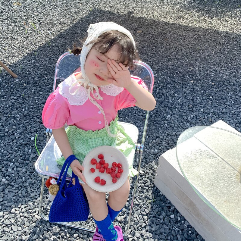 Milancel Zomer Meisjes Broek Koreaanse Mode Plaid Casual Kleding