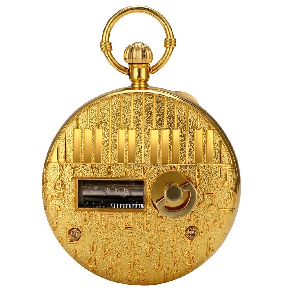 Schloss Ich bin Himmel Musical Quarz Taschenuhr Luxus Gold Hohl Steampunk retro Römischen Ziffern Anhänger Uhr fob Kette Neue