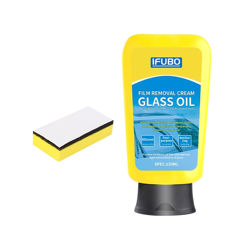 Car glass oil film cleaner, windshield oil film remover, car glass luster repair emulsion, water stain removal.: Default Title