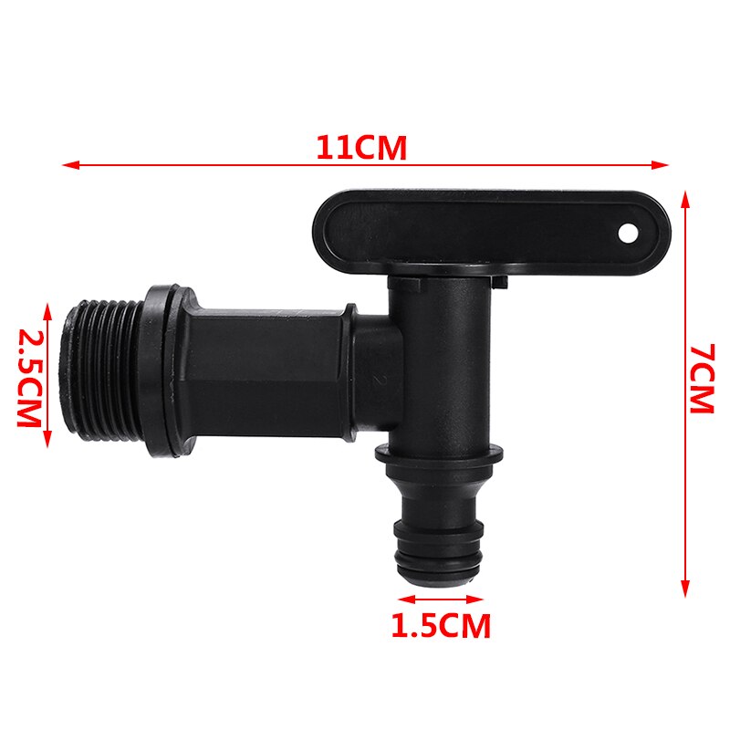 3/4 "gewinde Kunststoff IBC Panzer klopfen Adapter Garten Bewässerung Wasser Panzer Verbindung Ventil passend zu