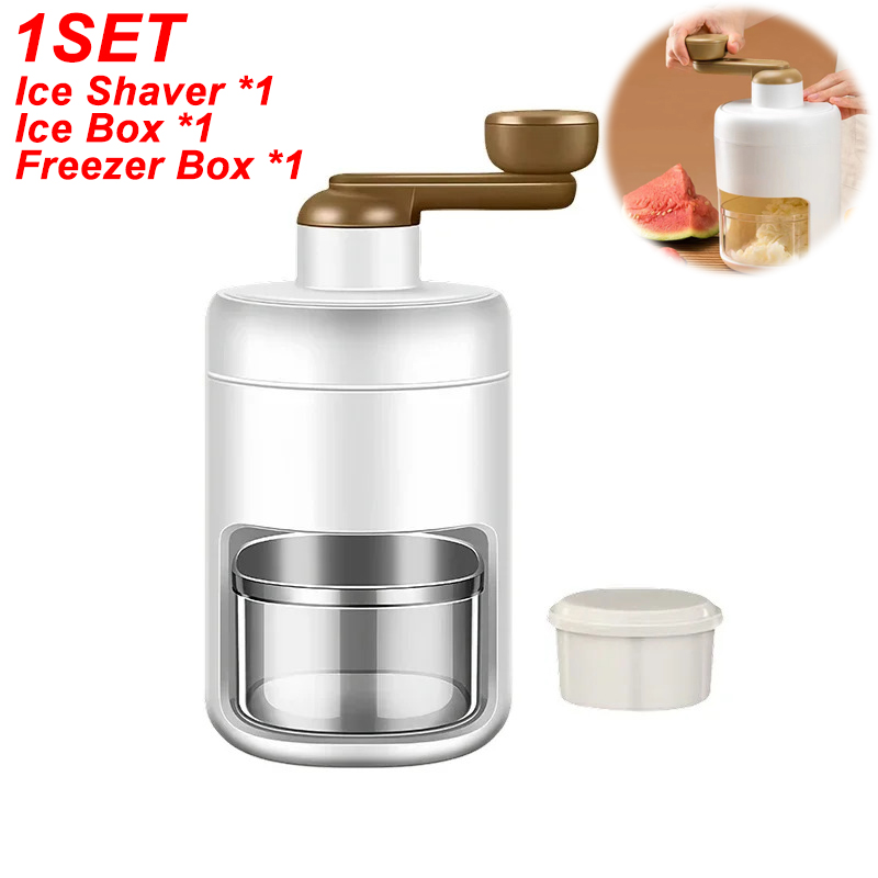 Triturador de gelo multifuncional com alça, barbeadores portáteis manuais, Ice Slush Maker, triturador de gelo DIY, Cozinha Fun Drinks Tools, Novo, 2022