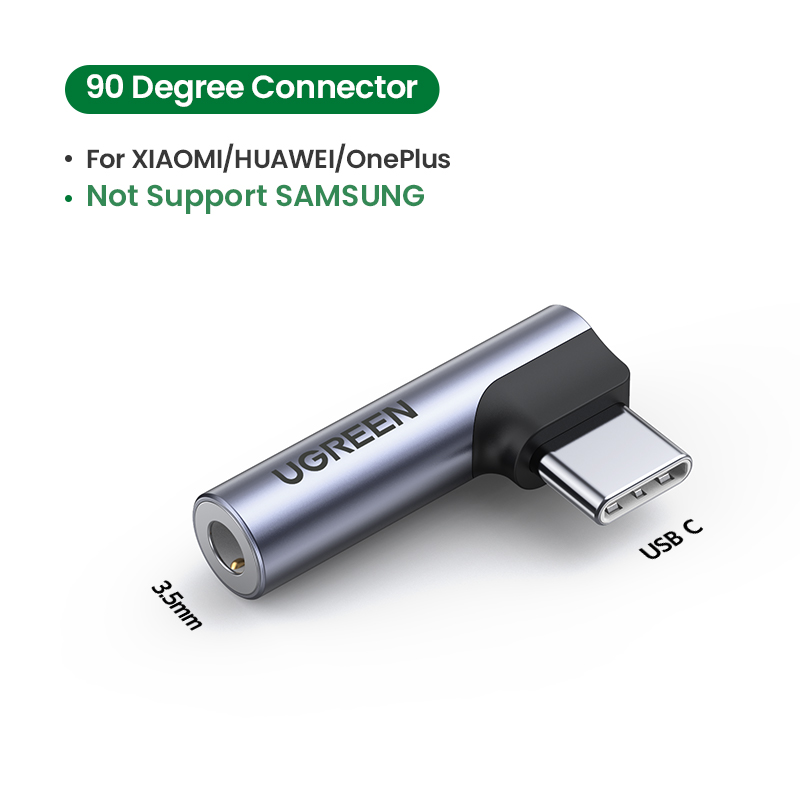 UGREEN Type c to 3.5mm Headphone jack 3.5 AUX USB C Cable Audio USB C Adapter For Huawei V30 P30 pro Xiaomi Mi 10 Oneplus 7T pro