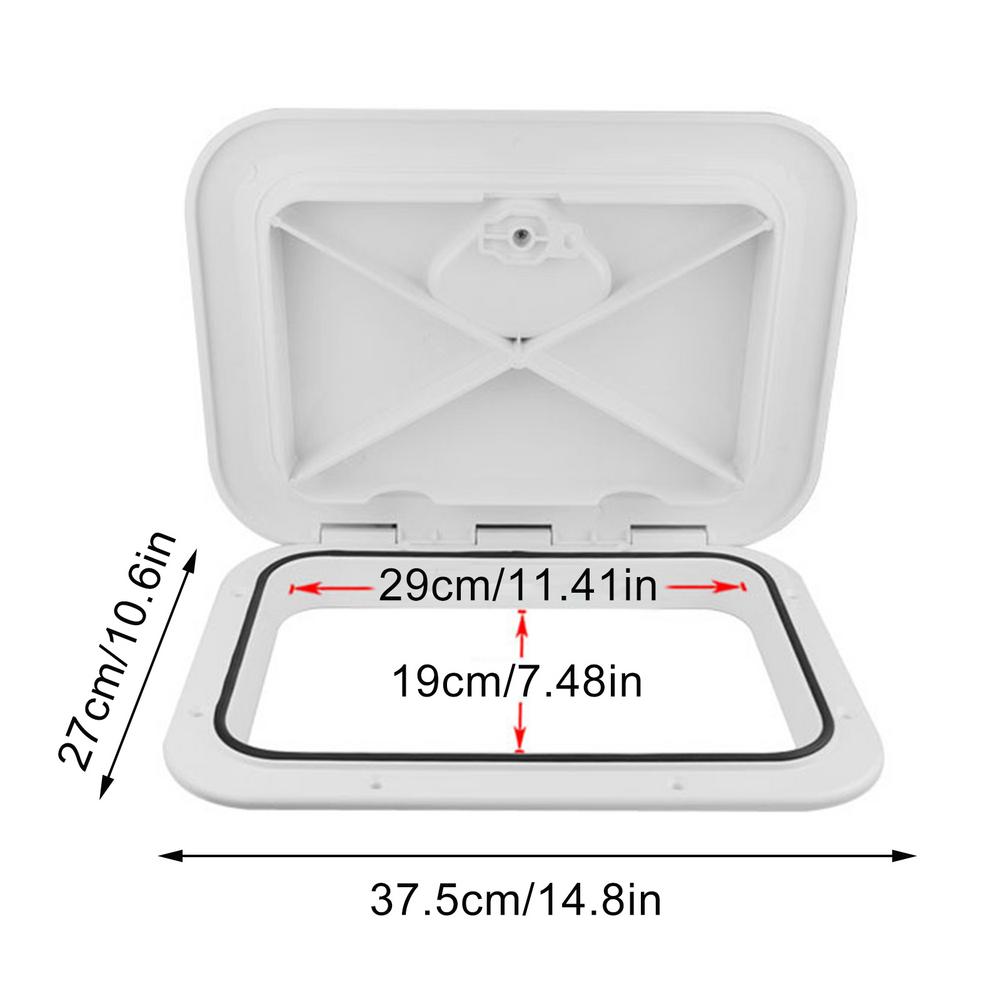 Marine Boat Access Hatch Cover Deck Access Hatch Cover For Marine Boat yacht strong sturdy Anti-corrosion Anti-aging 37.5*27cm