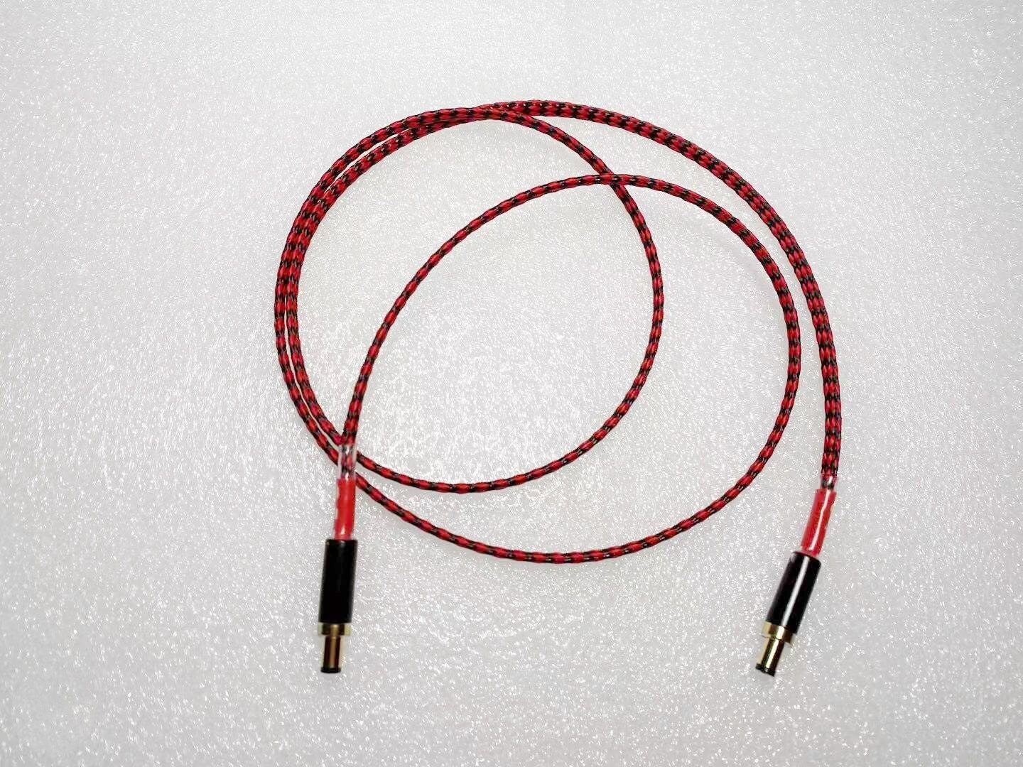 High-end DC cable Silver-plated OFC DC Power Cable 1.2m- LX01D