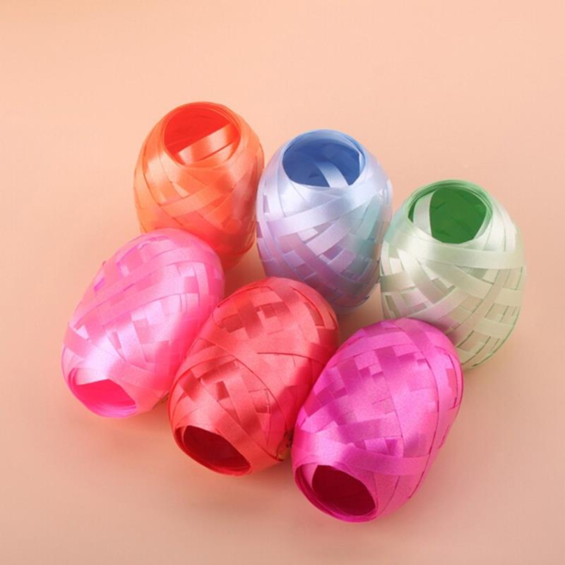 6 Roll Ballon Lint Plastic Verpakking Kerst Linten Voor Wedding Party Linten 0.5Cm Breedte 10M