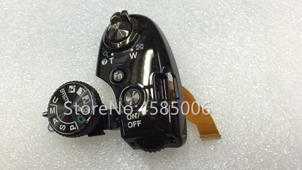 Repair Parts For Nikon P520 P530 Top Cover Function Mode Dial Shutter Button Flex Cable Black